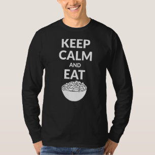 Hou kalm en eet Mac en kaas T-shirt