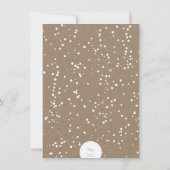 Hou kalm en feest op Kraft Funny Holiday Party Kaart (Achterkant)