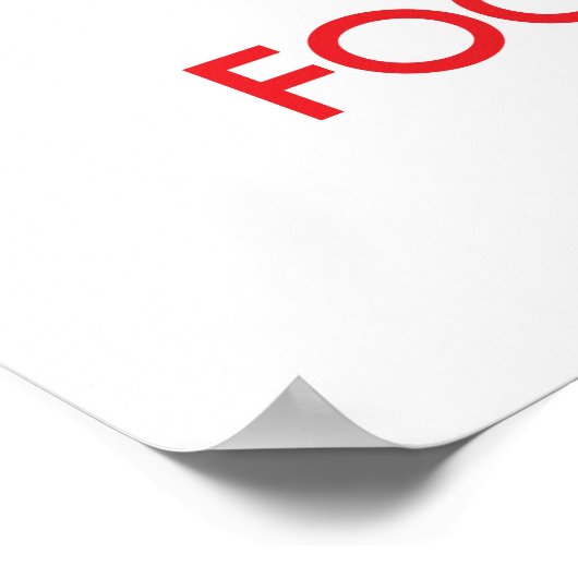 Hou kalm en focus op Freud Poster (Hoek)