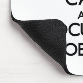 Hou kalm en focus op microbiologie muismat (Hoek)