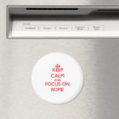 Hou kalm en focus op Rome Magneet (Insitu (Vaatwasser))