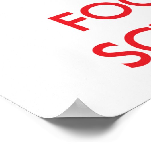 Hou kalm en focus op Science Lab Poster (Hoek)