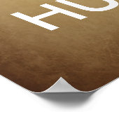 Hou kalm en ga jagen Poster (Hoek)