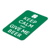Hou kalm en geef me bier magneet (Linkerzijde)