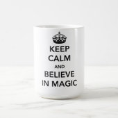 Hou kalm en geloof in Magic Koffiemok (Center)