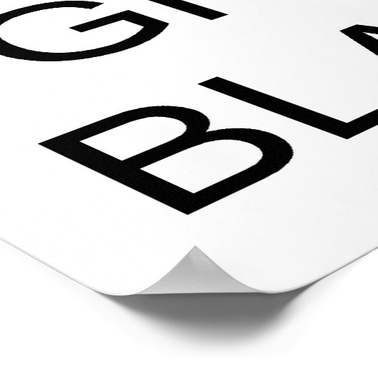 Hou kalm en getto vast poster (Hoek)