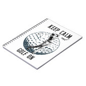 Hou kalm en Golf aan Notitieboek (Linkerzijde)