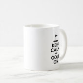 Hou kalm en Golf op de grappige GolfMok Koffiemok (Voorkant rechts)