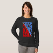 Hou kalm en handige ontwikkelingscodering t-shirt (Voorkant volledig)