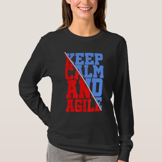 Hou kalm en handige ontwikkelingscodering t-shirt (Voorkant)