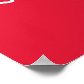 Hou kalm en hou van een andere hartgroep poster (Hoek)