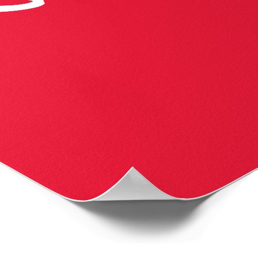 Hou kalm en hou van een andere hartgroep poster (Hoek)