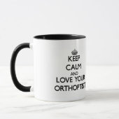 Hou kalm en hou van je orthoptist mok (Links)