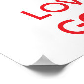 Hou kalm en hou van je vader poster (Hoek)