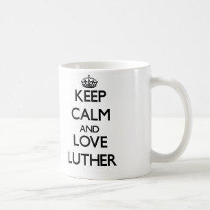 Hou kalm en hou van Luther Koffiemok