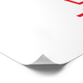 Hou kalm en hou van Turkije Poster (Hoek)