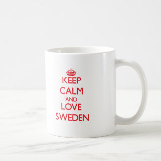 Hou kalm en hou van Zweden Koffiemok