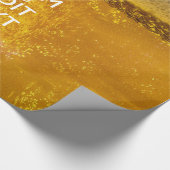 Hou kalm en Jouw tekst voor wat geweldige bier Cadeaupapier (Hoek)