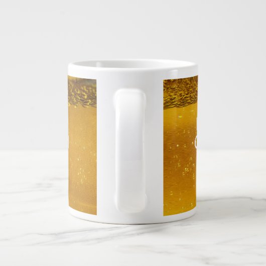 Hou kalm en Jouw tekst voor wat geweldige bier Grote Koffiekop (Achterkant)