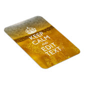 Hou kalm en Jouw tekst voor wat geweldige bier Magneet (Rechterzijde)