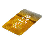 Hou kalm en Jouw tekst voor wat geweldige bier Magneet (Linkerzijde)