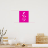 Hou kalm en kaf aan, Cheerleader Pink Poster (Keuken)