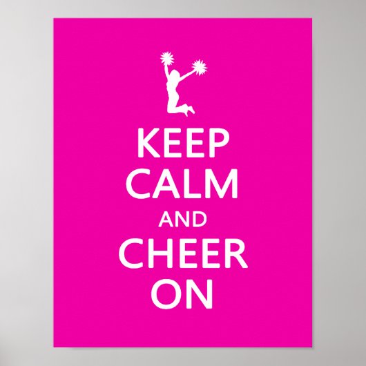 Hou kalm en kaf aan, Cheerleader Pink Poster (Voorkant)