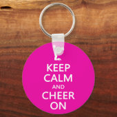 Hou kalm en kaf aan, Cheerleader Pink Sleutelhanger (Voorkant)