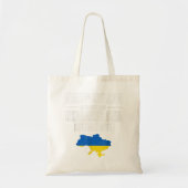 Hou kalm en laat het Oekraïense meisje het Oekraïn Tote Bag (Voorkant)