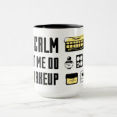 Hou kalm en laat me je make-up doen mok (Midden)