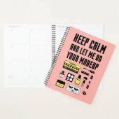 Hou kalm en laat me je make-up doen planner (Display)