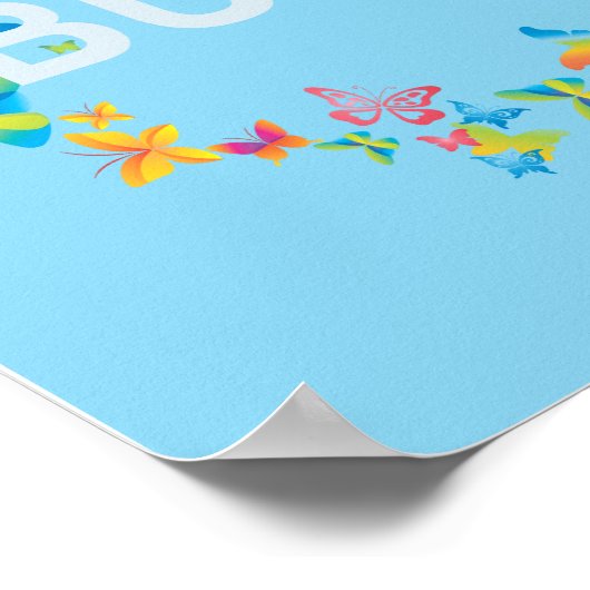 Hou kalm- en liefdesbotervliegen Art Print Butterf (Hoek)