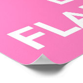 Hou kalm- en liefdesfeesten poster (Hoek)