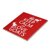 Hou kalm en liefdesgeiten tegeltje (Zijkant)