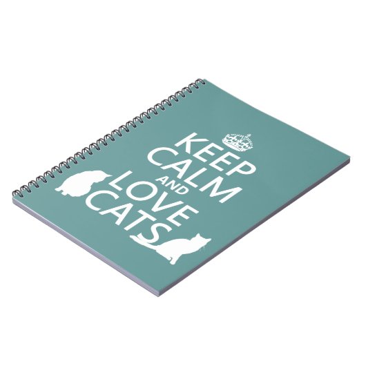 Hou kalm- en liefdeskatten notitieboek (Linkerzijde)