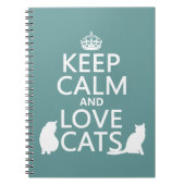 Hou kalm- en liefdeskatten notitieboek (Voorkant)