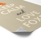 Hou kalm- en liefdeskoeien poster (Hoek)