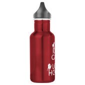 Hou kalm- en liefdespaarden - alle kleuren waterfles  (Links)