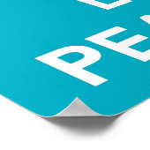 Hou kalm- en liefdespacks poster (Hoek)