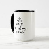 Hou kalm en luister naar Abram Mok (Voorkant links)