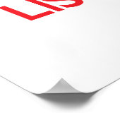 Hou kalm en luister naar een coach poster (Hoek)