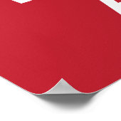 Hou kalm en maak Art Poster (Hoek)