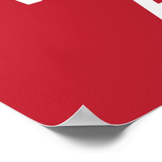 Hou kalm en maak Art Poster (Hoek)