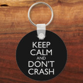 Hou kalm en maak geen grapje over de droneplank. sleutelhanger (Voorkant)