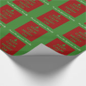 Hou kalm en Merk op de Persoonlijke Omslag van de  Cadeaupapier (Hoek)