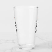 Hou kalm en muackS!!! Glazen beker (Links)