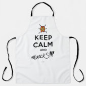 Hou kalm en muackS!!! Schort (Voorkant)