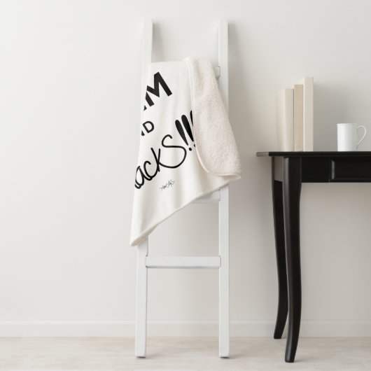 Hou kalm en muackS!!! Sherpa Deken (In situ)