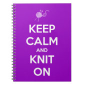 Hou kalm en nit op Fuschia Notitieboek (Voorkant)