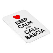 Hou kalm en noem Babcia Poolse grootmoeder Magneet (Rechterzijde)